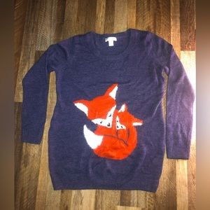 Motherhood Fox Sweater